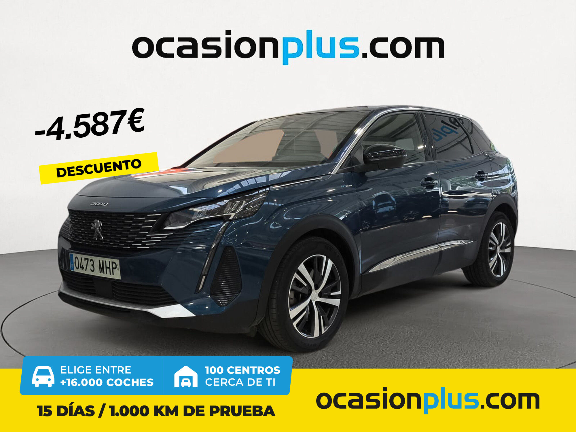 PEUGEOT 3008 (Hybrid 225 Allure Pack e-EAT8 165 kW (225 CV)) en Madrid