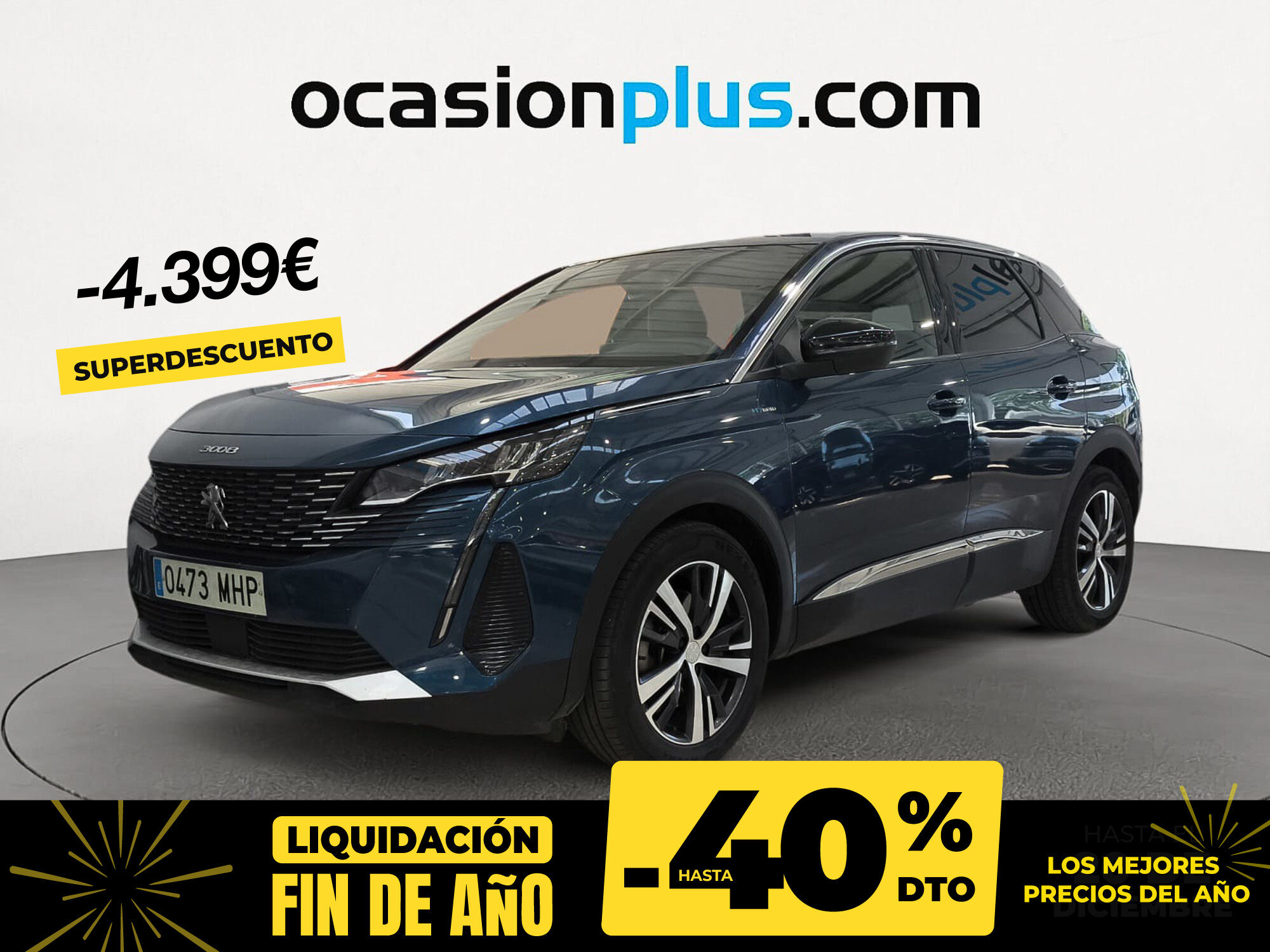PEUGEOT 3008 (Hybrid 225 Allure Pack e-EAT8 165 kW (225 CV)) en Madrid