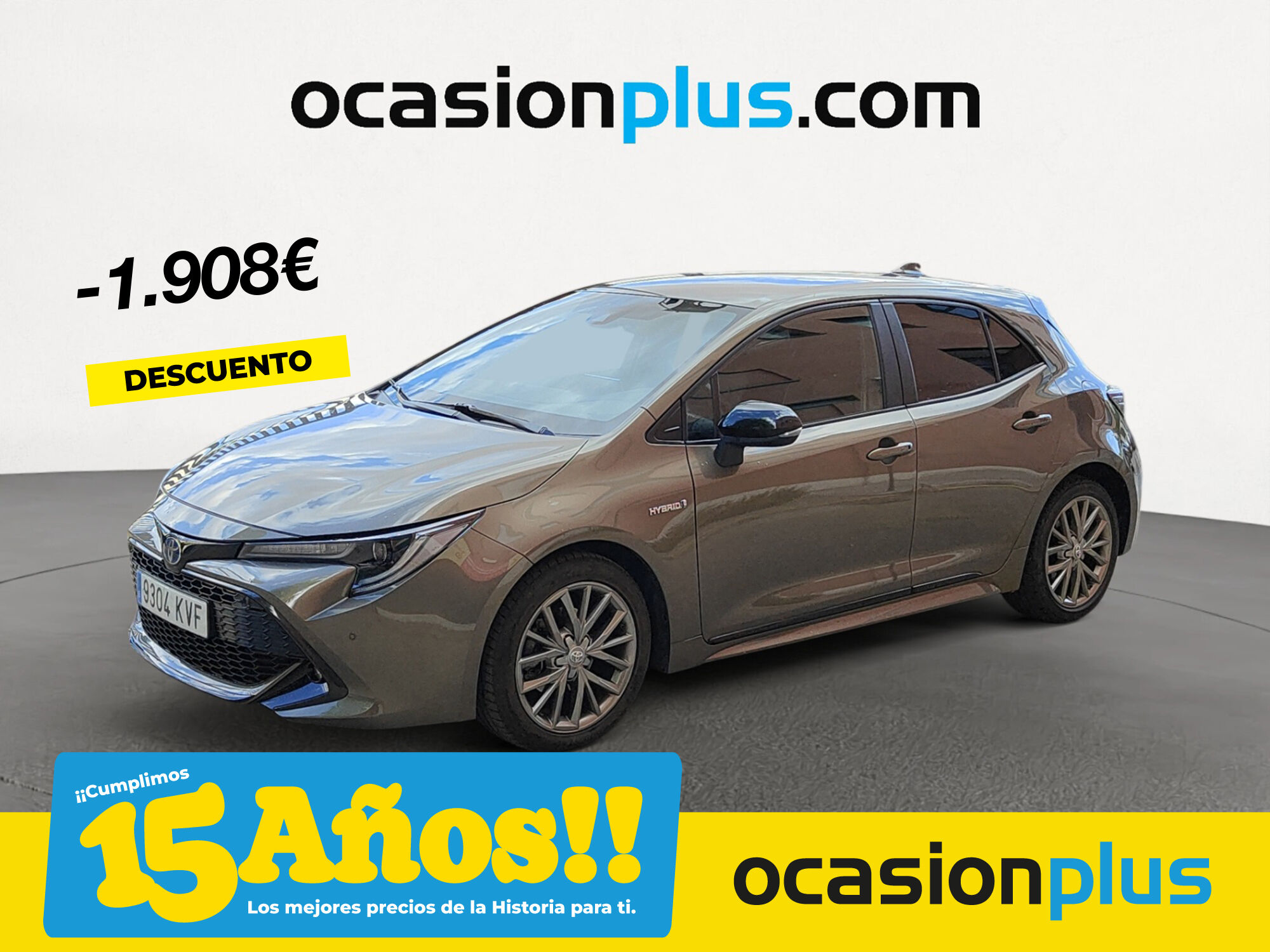 TOYOTA Corolla (1.8 125 Híbrido Feel! E-CVT 90 kW (122 CV)) en Madrid