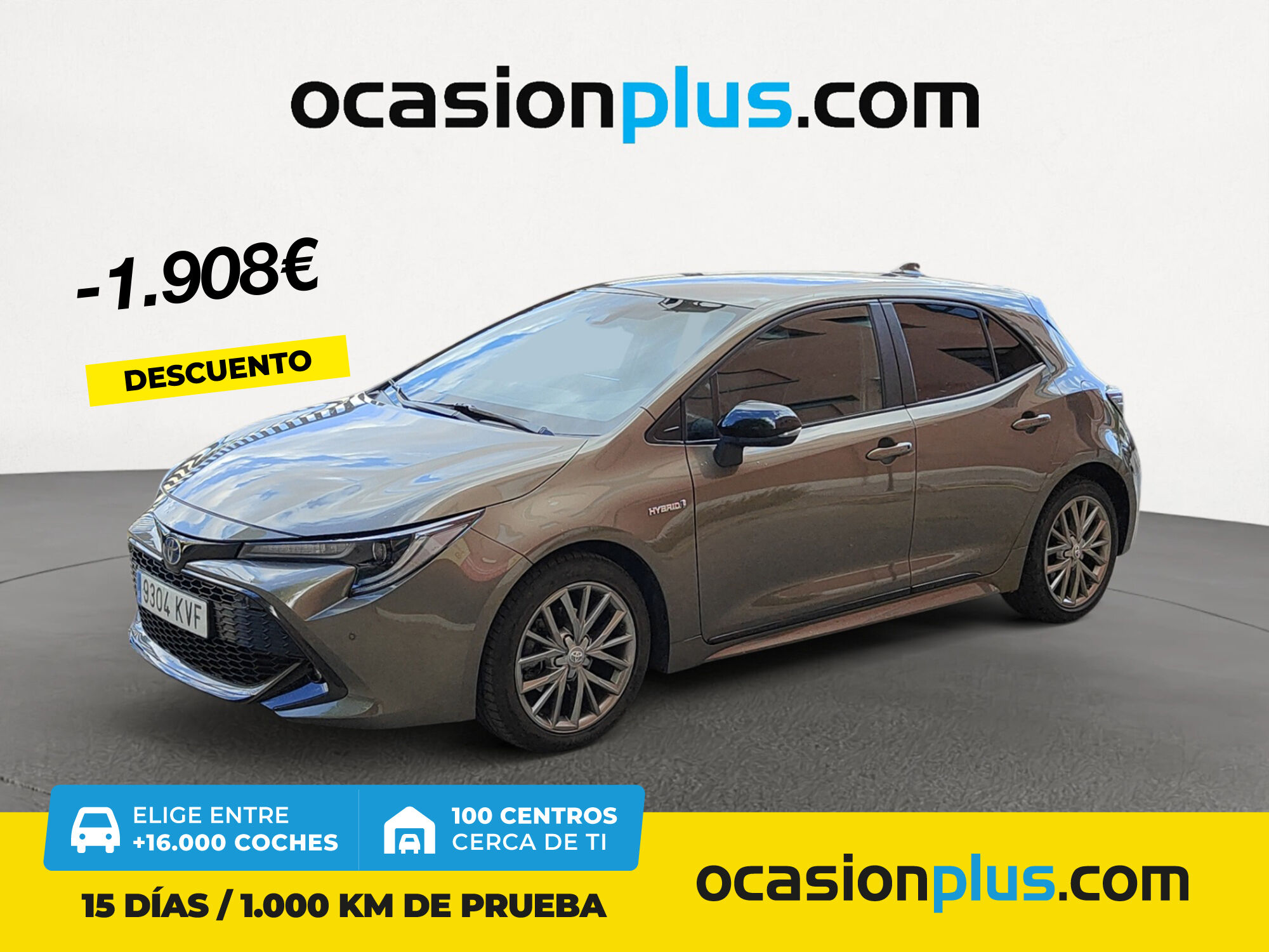 TOYOTA Corolla (1.8 125 Híbrido Feel! E-CVT 90 kW (122 CV)) en Madrid