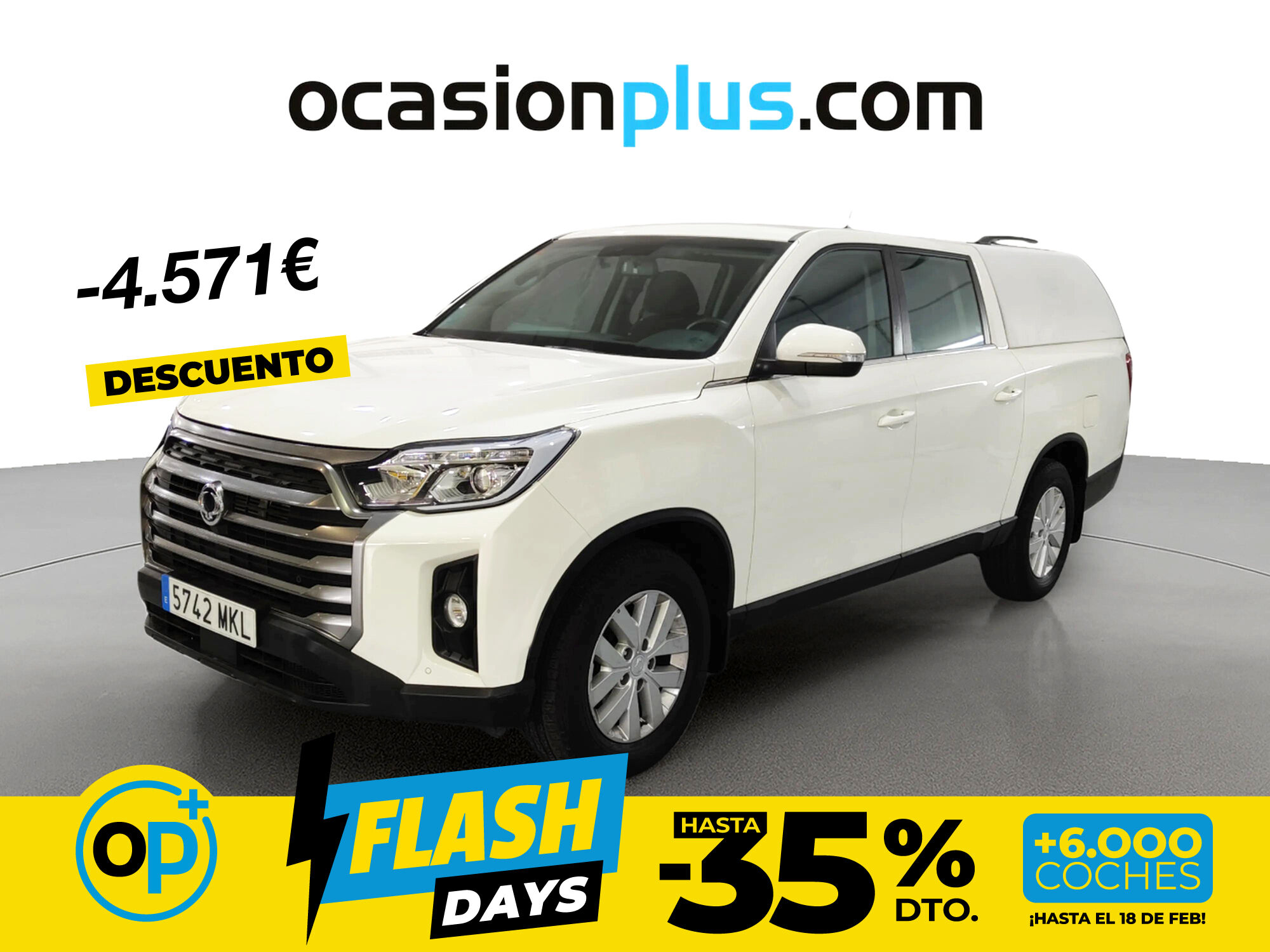 Foto del SSANGYONG KGM Musso Sports D22 DTR Pro 4x4 AT