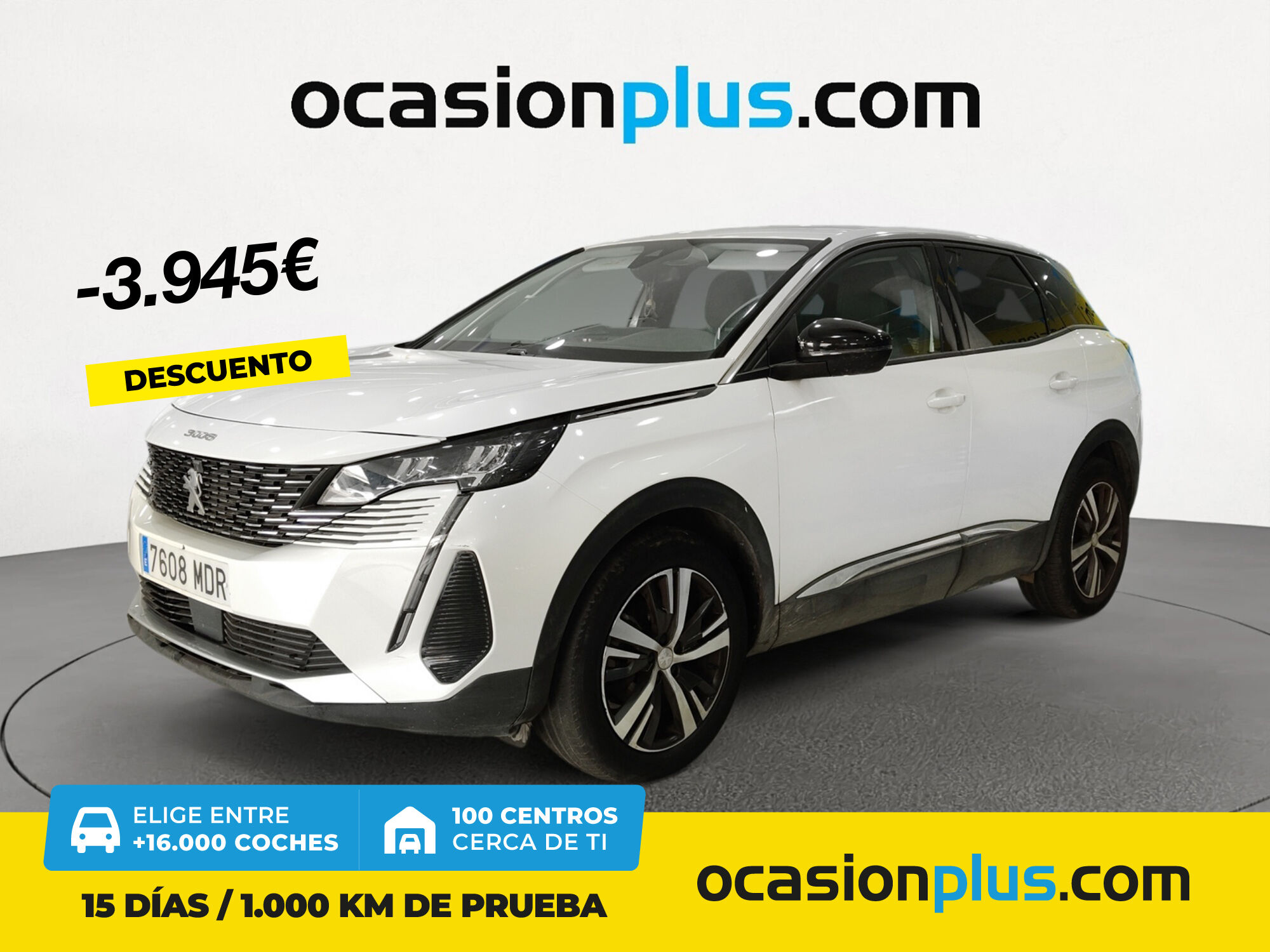 PEUGEOT 3008 (BlueHDi 130 S&S Allure Pack 96 kW (130 CV)) en Madrid