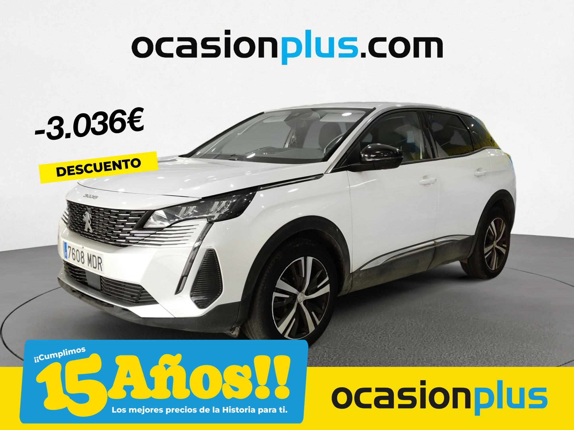 PEUGEOT 3008 (BlueHDi 130 S&S Allure Pack 96 kW (130 CV)) en Madrid