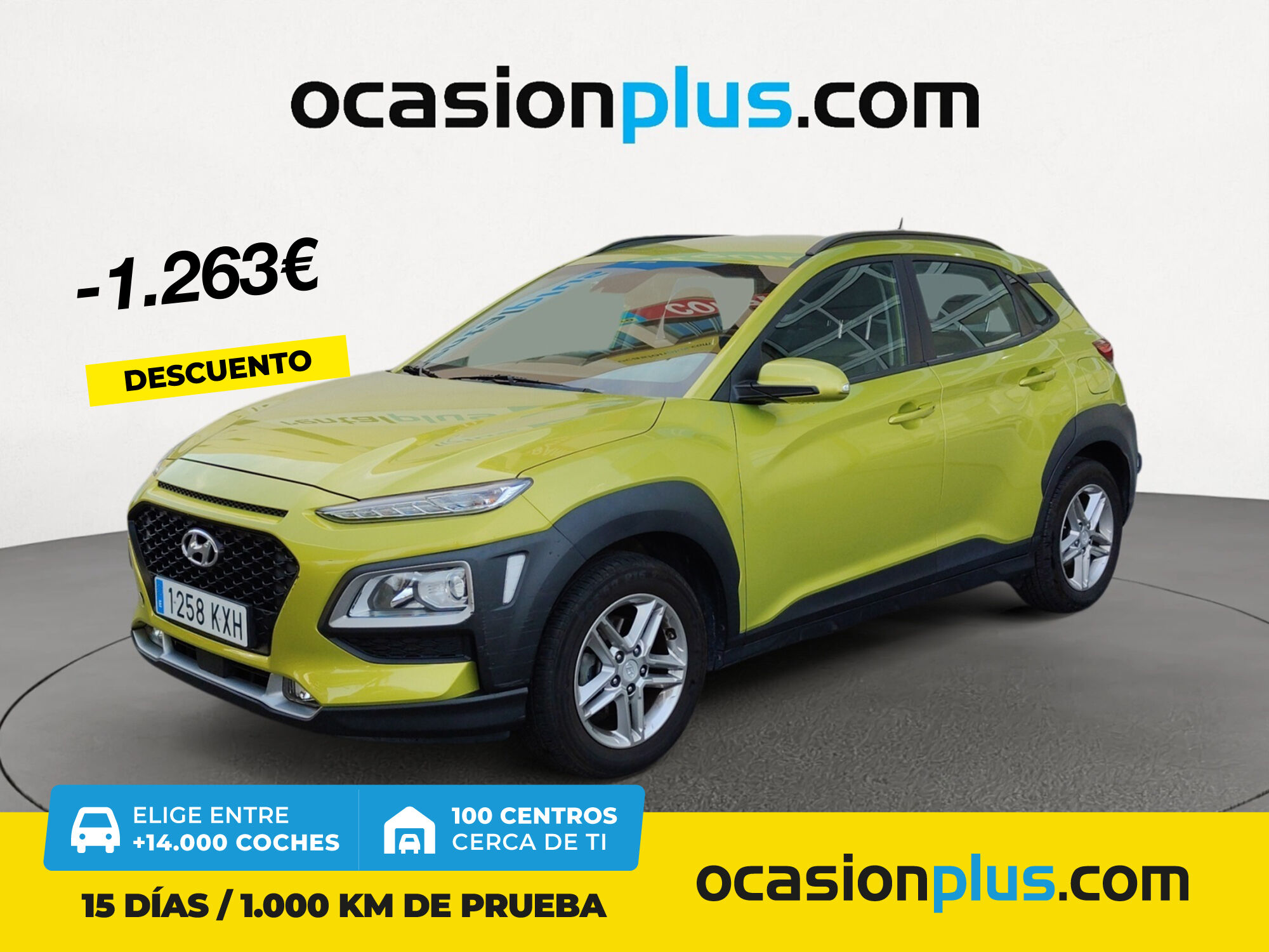HYUNDAI Kona (1.0 TGDI Klass 4x2 88 kW (120 CV)) en Madrid