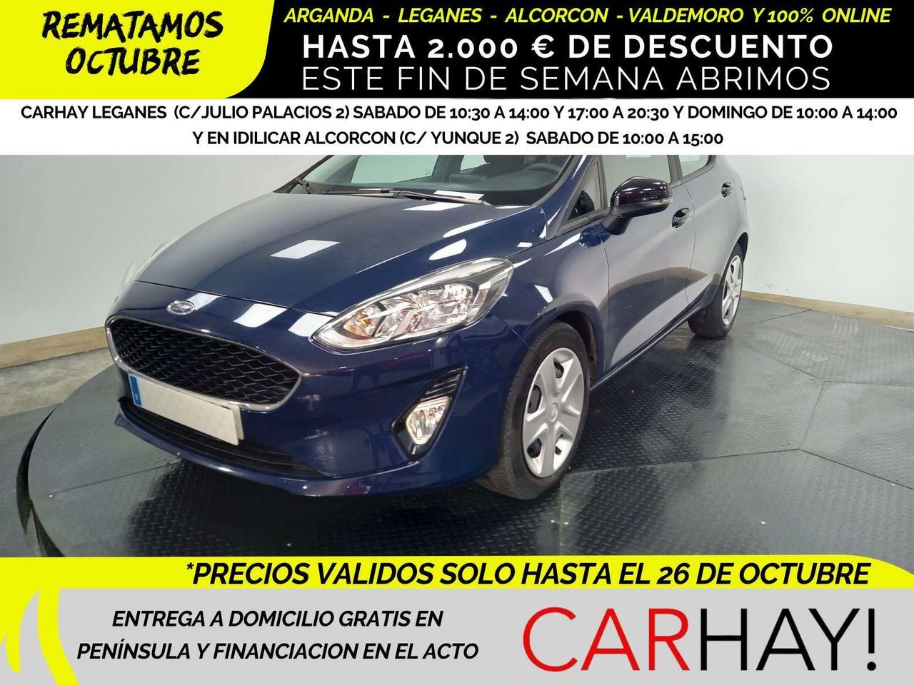 FORD Fiesta (1.0 ECOBOOST MHEV 92KW (125CV) TREND 5P) en Madrid
