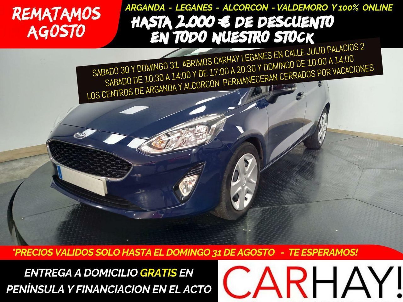 FORD Fiesta (1.0 ECOBOOST MHEV 92KW (125CV) TREND 5P) en Madrid