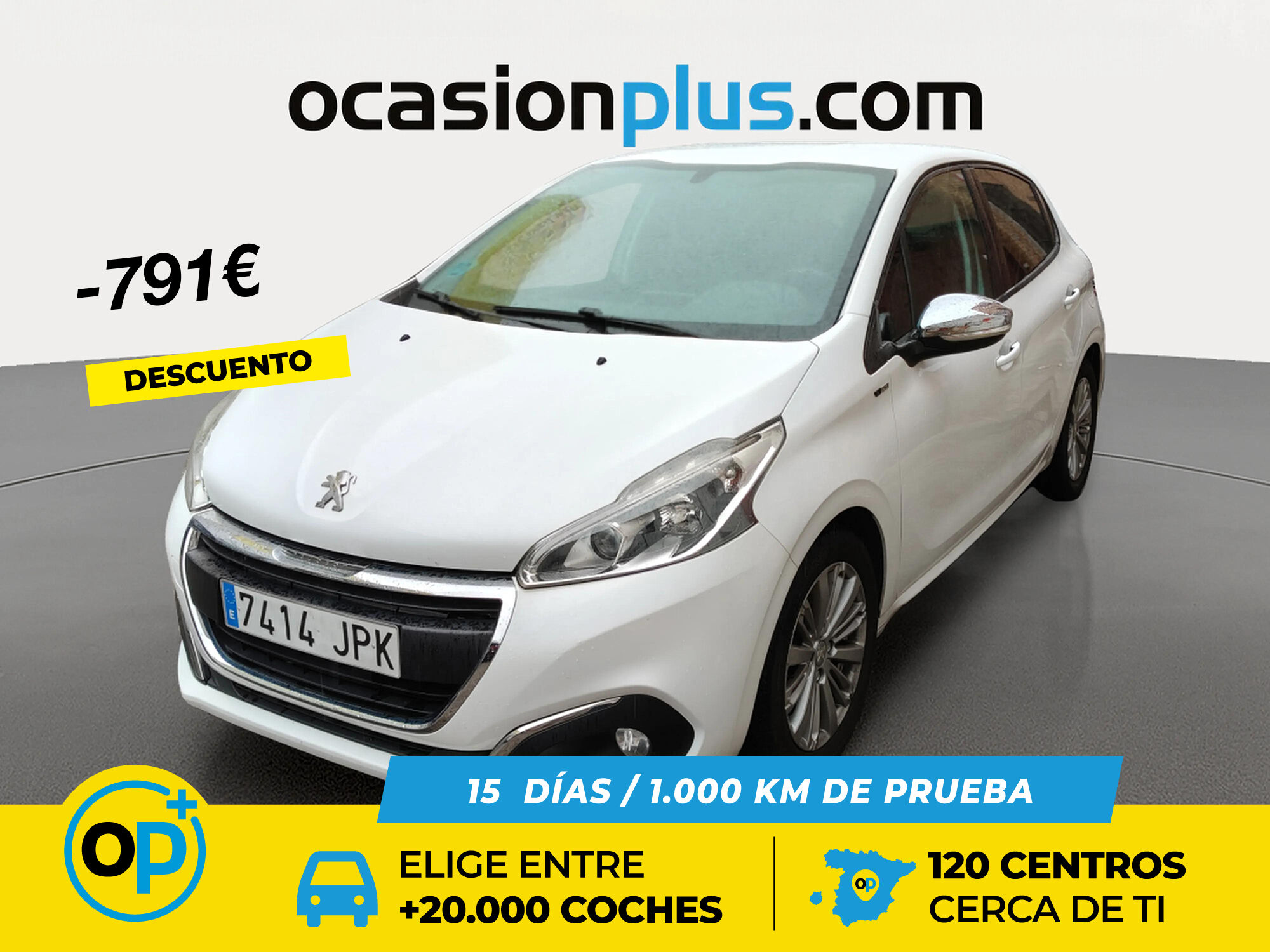 PEUGEOT 208 (1.6 BlueHDi Style 55 kW (75 CV)) en Madrid