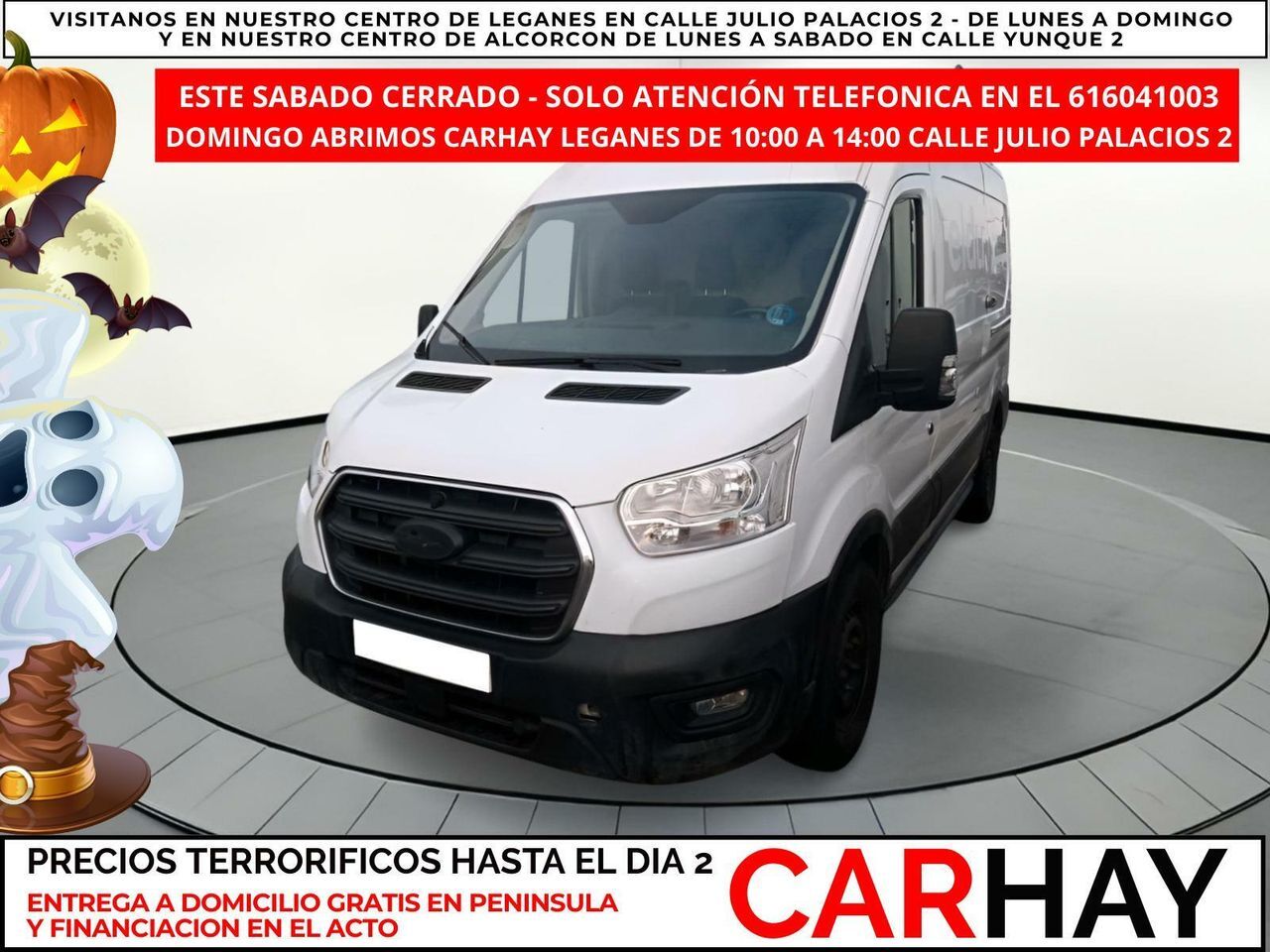 FORD Transit (FURGÓN 350 96KW L2H2 VAN TREND FWD MHEV) en Madrid
