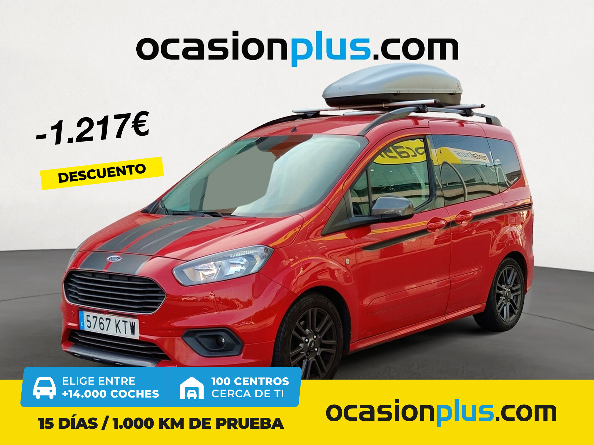 FORD Tourneo Courier (1.5 TDCi Sport 74 kW (100 CV)) en Madrid