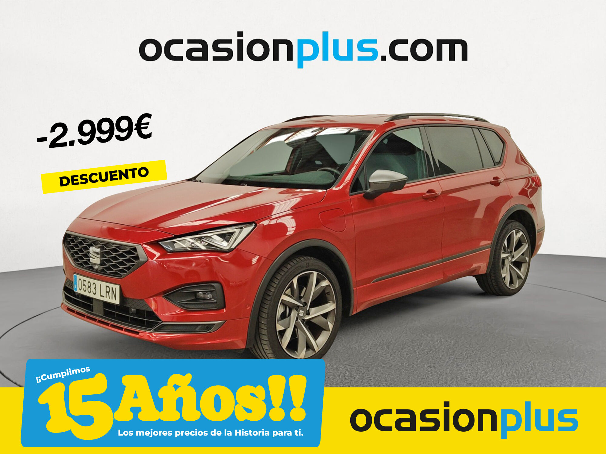 SEAT Tarraco (1.4 E-Hybrid FR GO DSG 180 kW (245 CV)) en Madrid