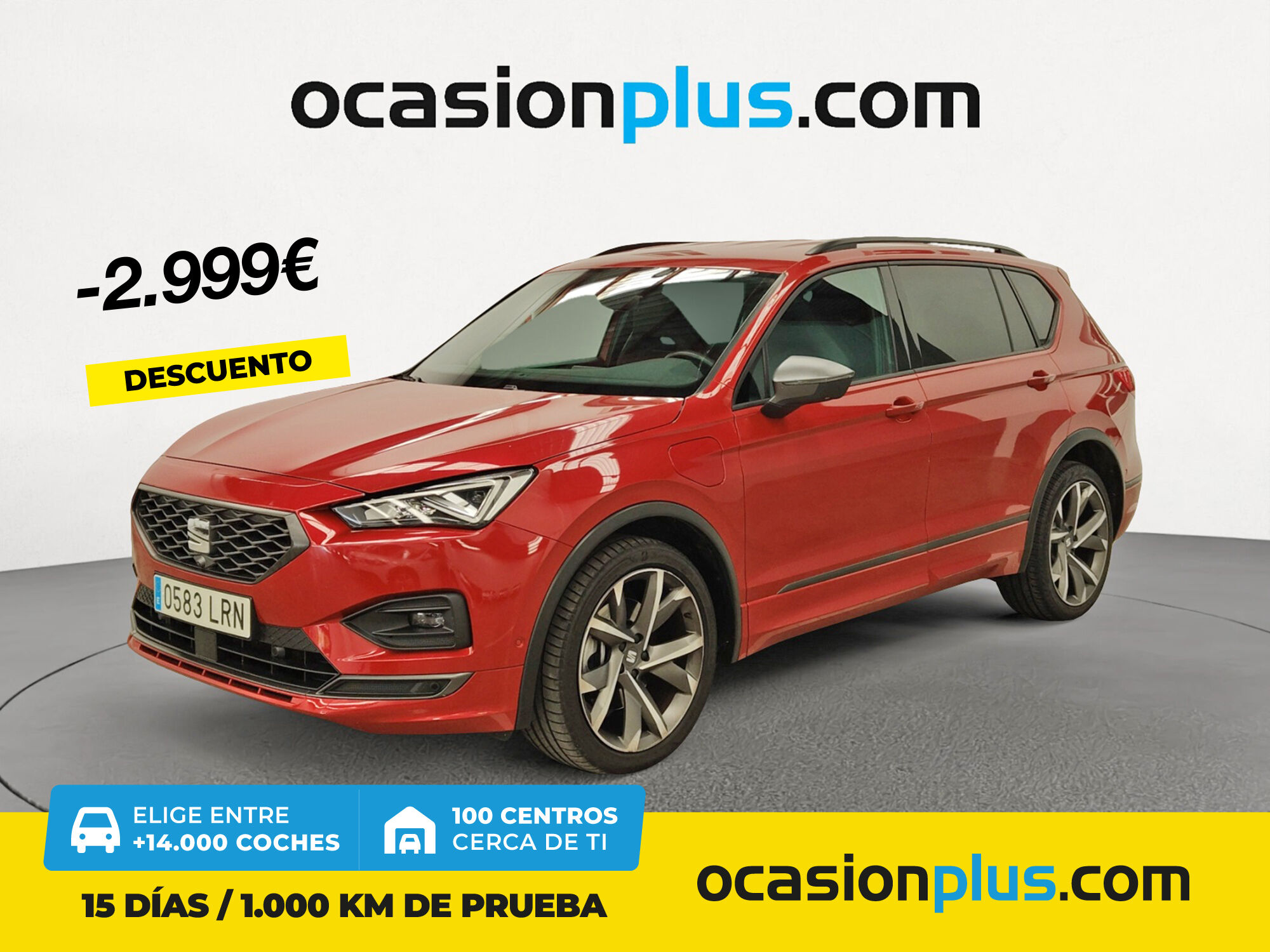 SEAT Tarraco (1.4 E-Hybrid FR GO DSG 180 kW (245 CV)) en Madrid