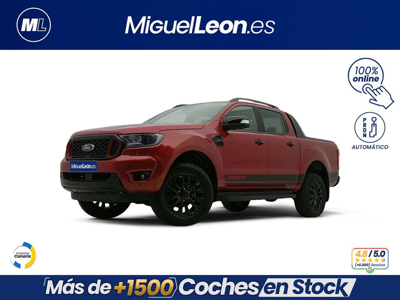 FORD Ranger (2.0 ECOBLUE 4X4) en Palmas, Las