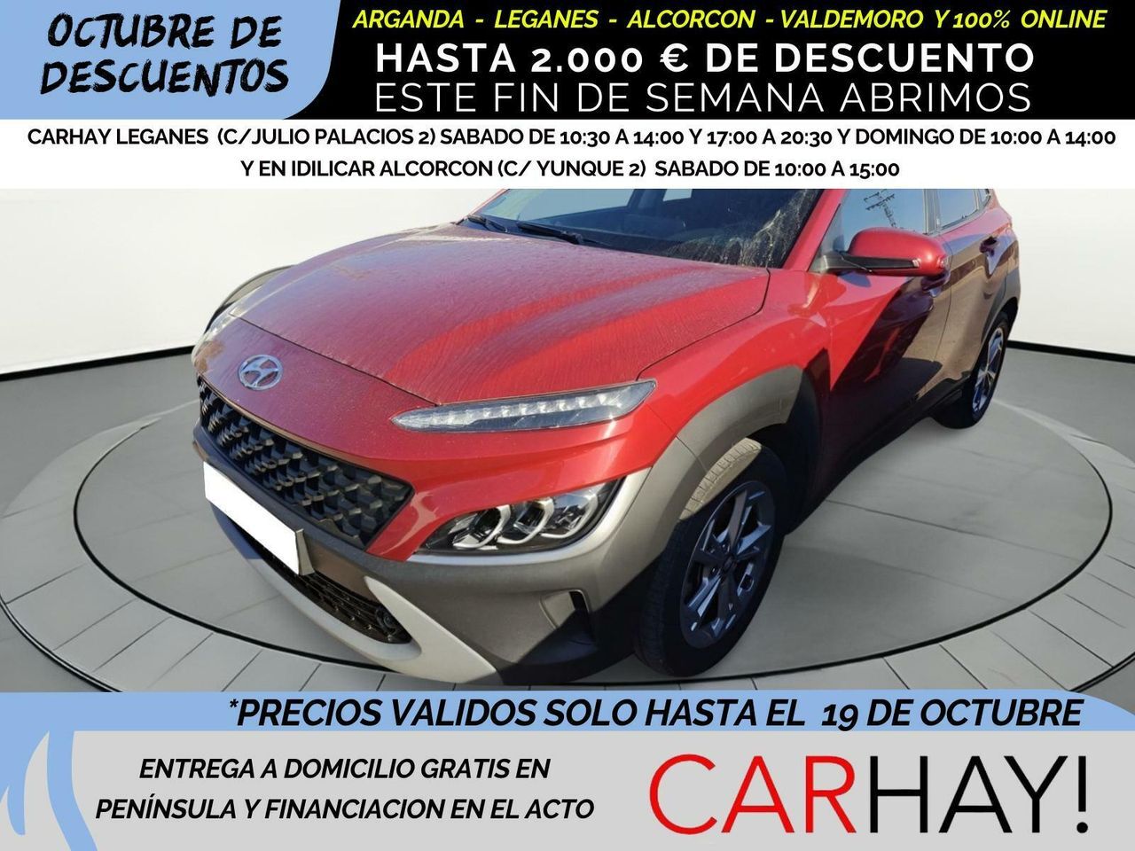HYUNDAI Kona (1.0T-GDI EDITON 30 120CV) en Madrid