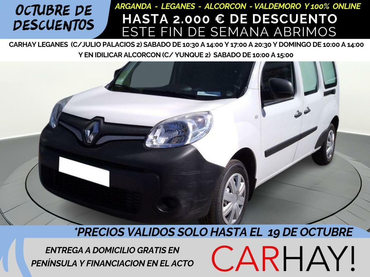RENAULT Kangoo (EXPRESS MAXI 1.5 Blue d Grand Confort) en Madrid