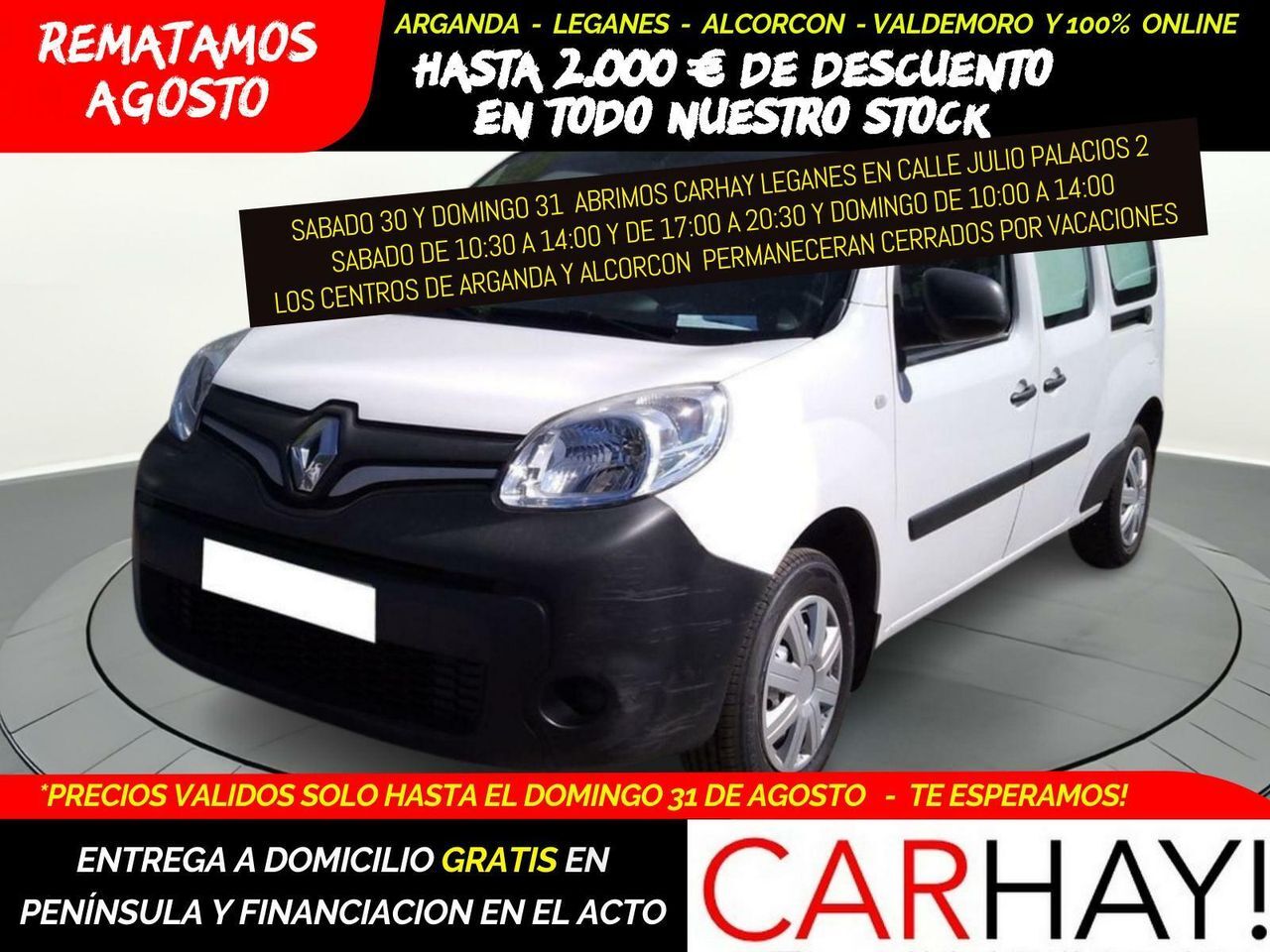 RENAULT Kangoo (EXPRESS MAXI 1.5 Blue d Grand Confort) en Madrid