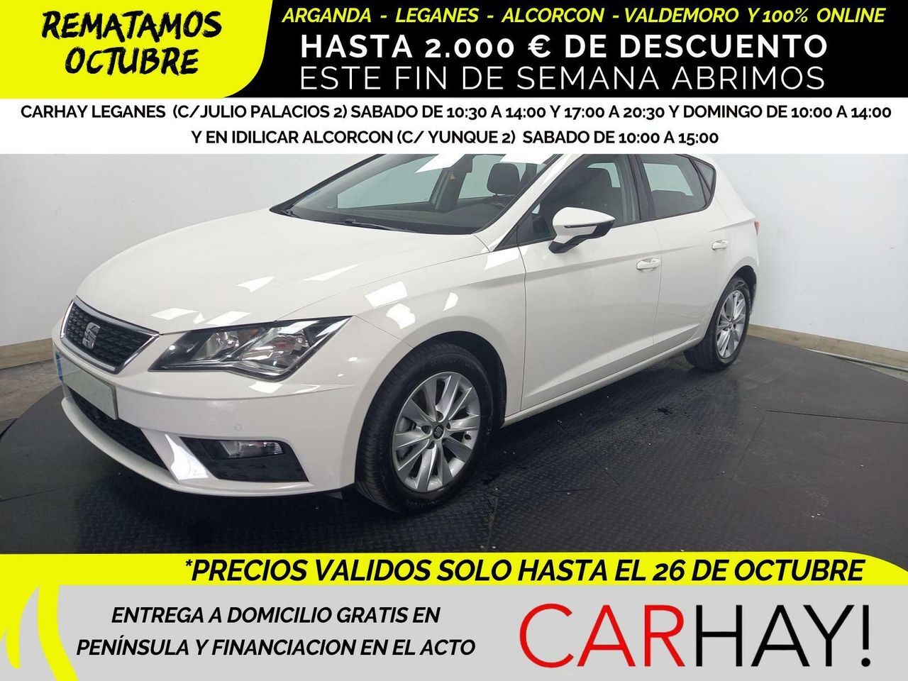 SEAT León (1.5 TGI 96kW (130CV) St&Sp Style) en Madrid