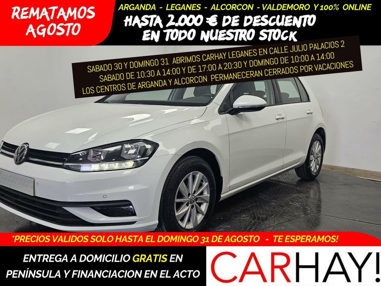 VOLKSWAGEN Golf (READY2GO 1.6 TDI 85KW (115CV)) en Madrid