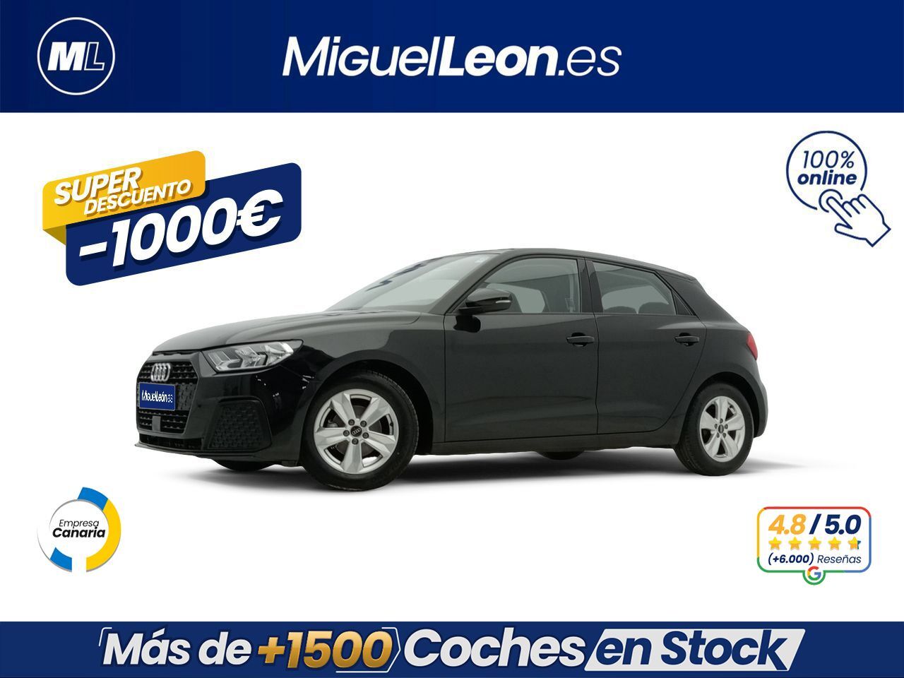 AUDI A1 (Sportback 25 TFSI 70kW (95CV)) en Palmas, Las