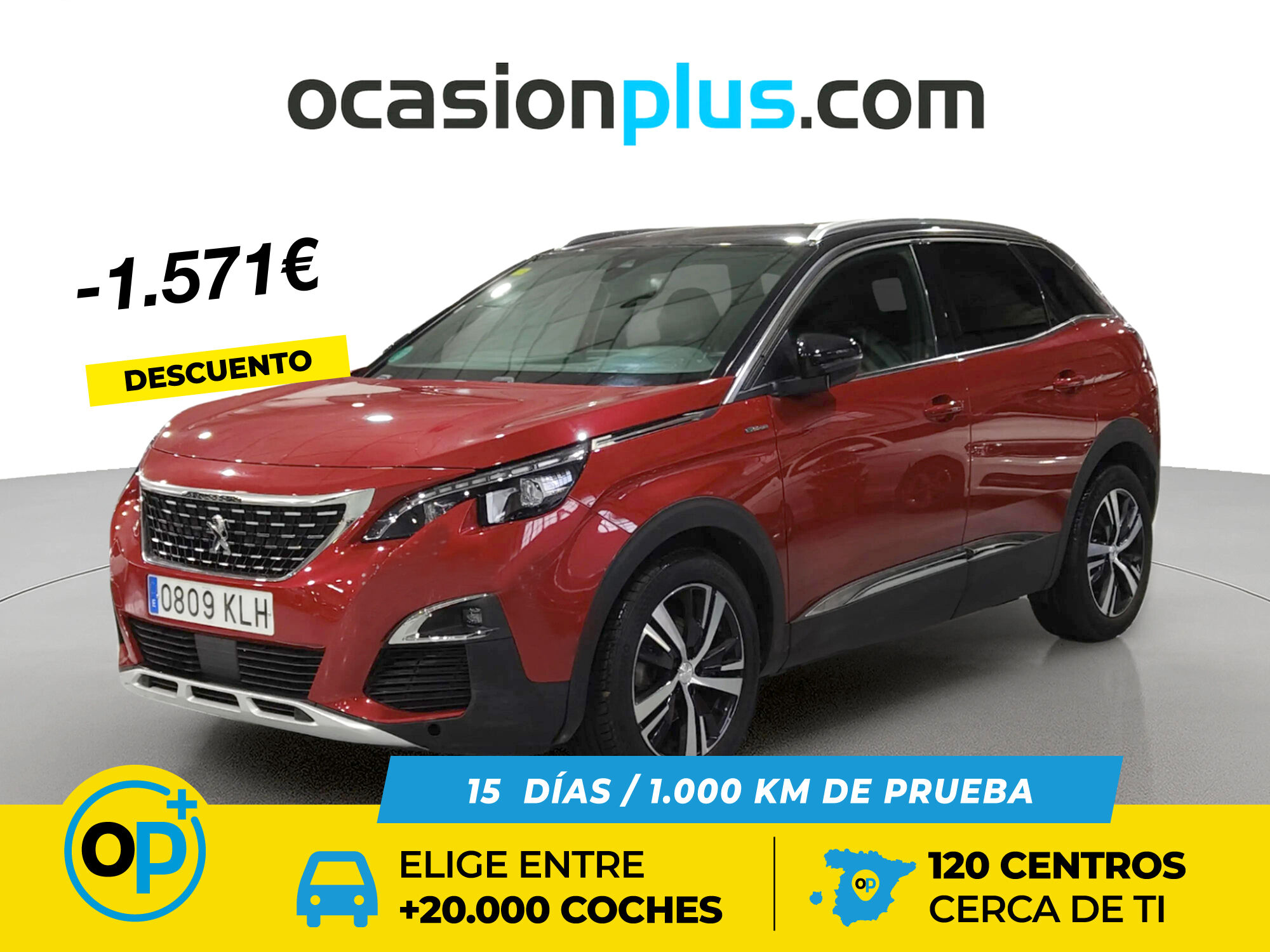 PEUGEOT 3008 (BlueHDI 130 S&S GT Line EAT8 96 kW (130 CV)) en Madrid