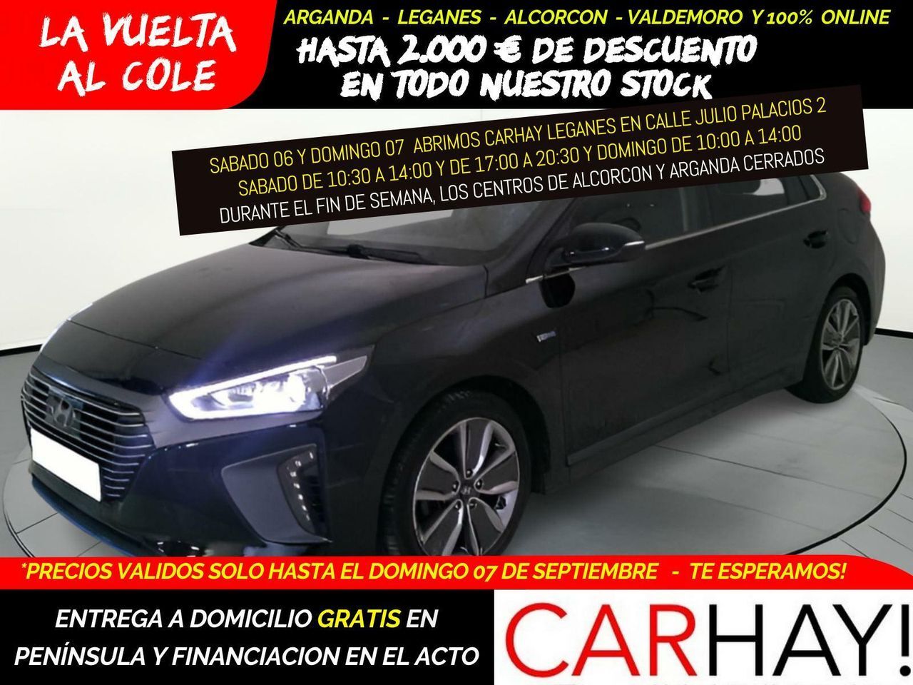 HYUNDAI Ioniq (1.6 GDI HEV TECNO DCT) en Madrid