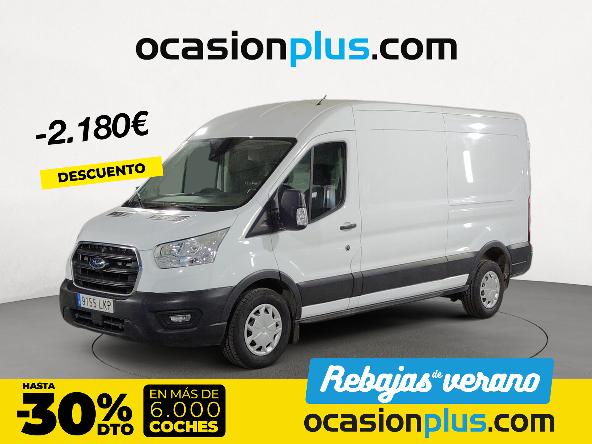 FORD Transit (Chasis Cabina 350 MHEV L3 Trend FWD 96 kW (130 CV)) en Madrid