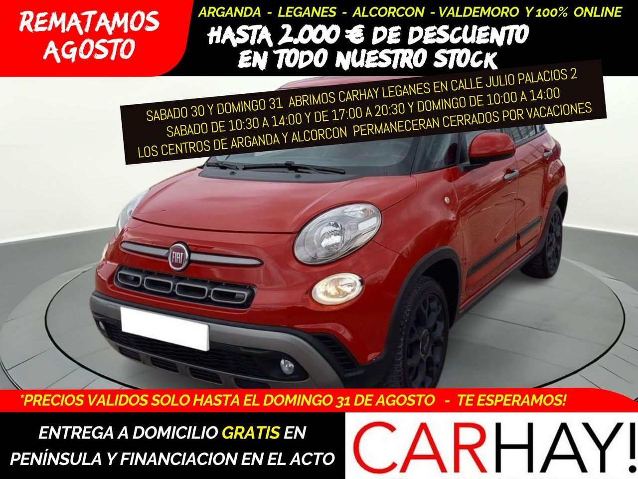 FIAT 500L (CROSS 1.3 MULTIJET CROSS (EU6D-TEMP)) en Madrid