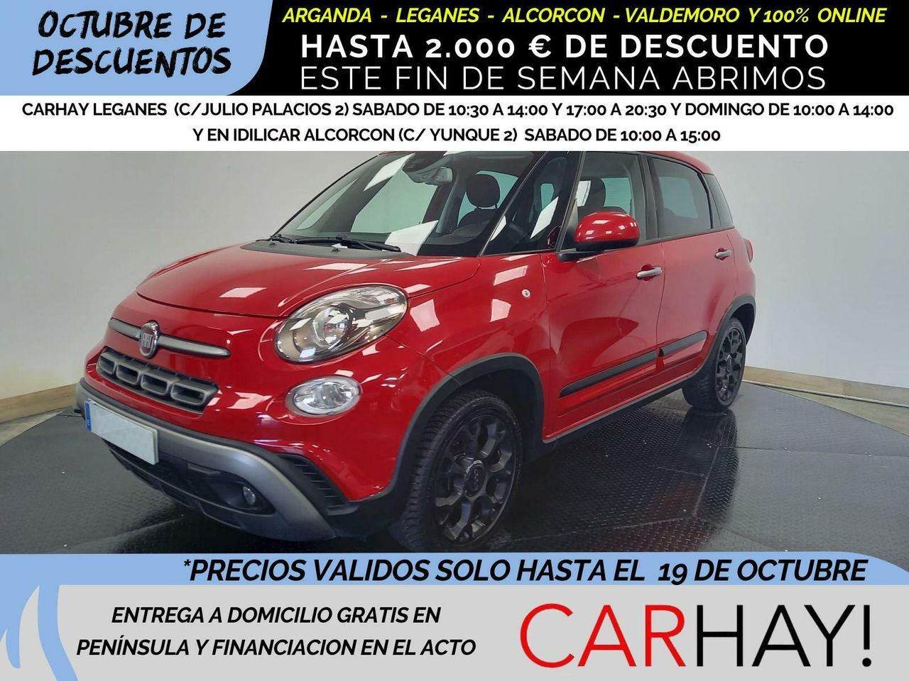 FIAT 500L (CROSS 1.3 MULTIJET CROSS (EU6D-TEMP)) en Madrid