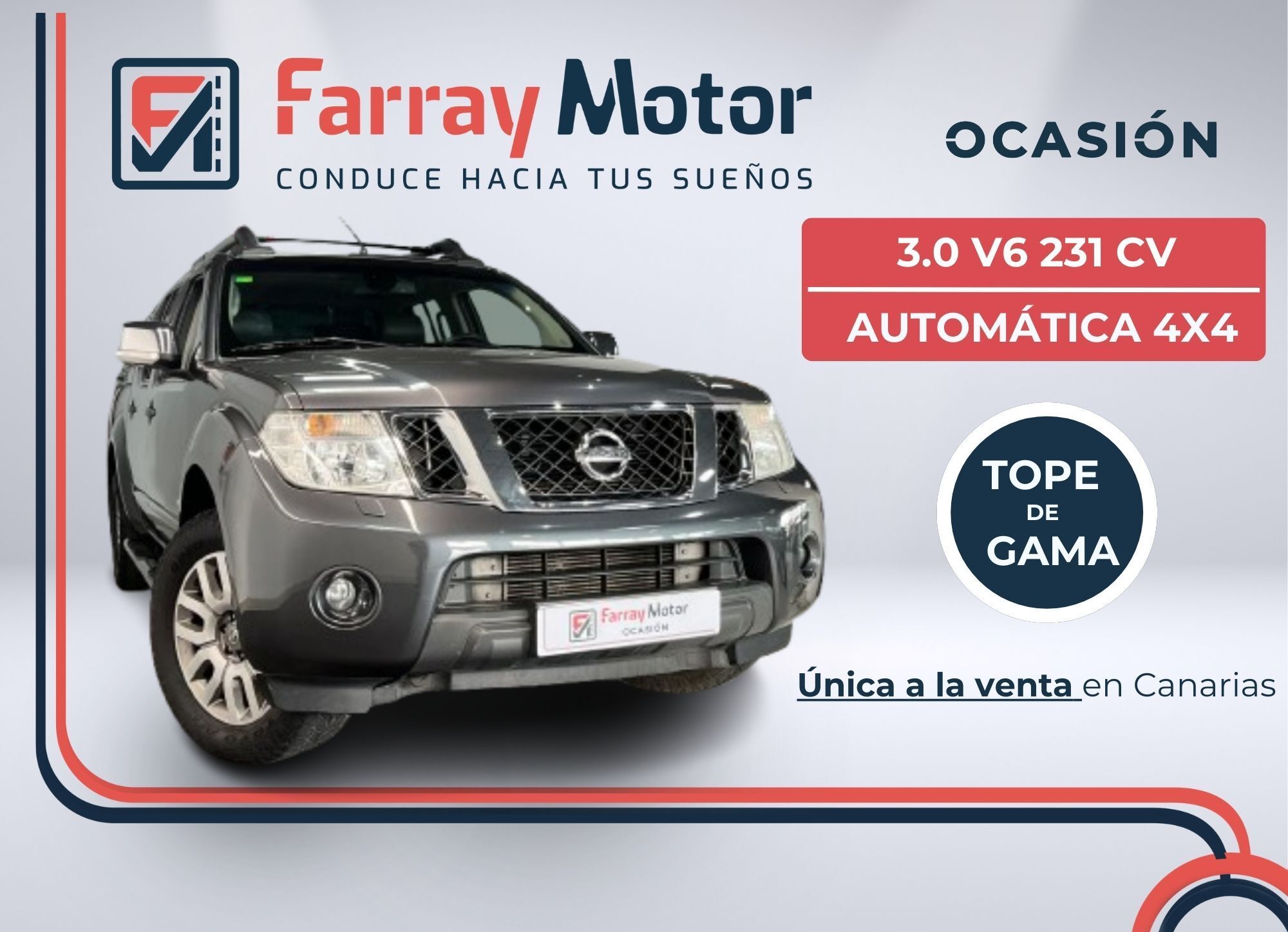 NISSAN Navara (3.0dCi V6 LE DCb. 4x4 Aut.) en Tenerife