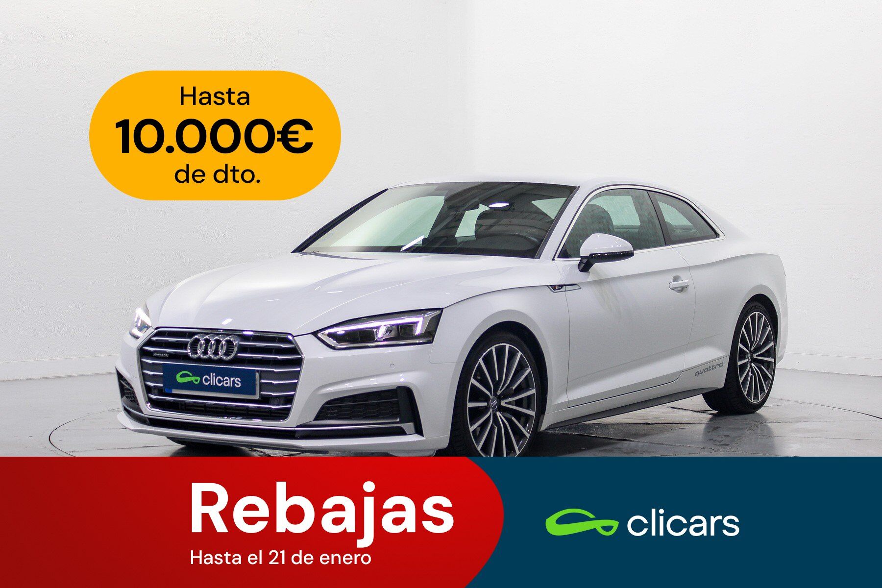 AUDI A5 (A5 Coupé 2.0 TFSI S Line Q. ultra S-T MH 185kW) en Madrid
