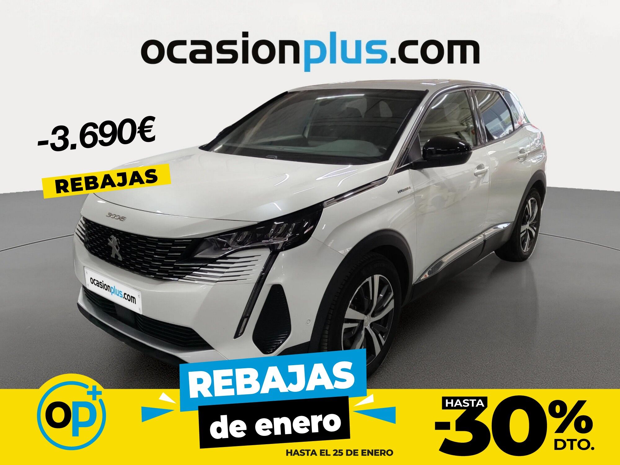 PEUGEOT 3008 (Hybrid 300 Allure Pack e-EAT8 221 kW (300 CV)) en Madrid
