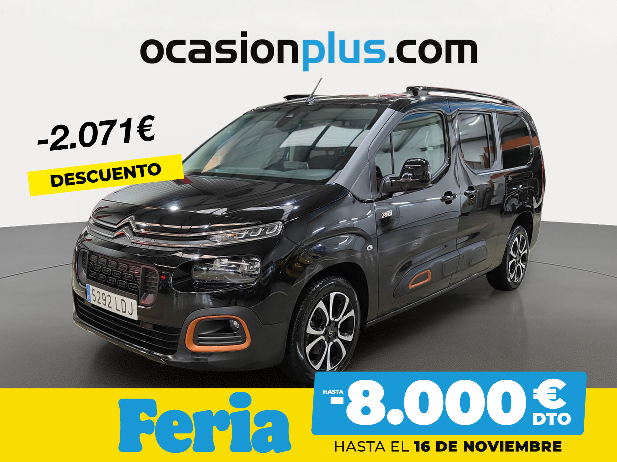 CITROEN Berlingo (BlueHDi 130 S&S Talla XL Shine EAT8 96 kW (130 CV)) en Ma