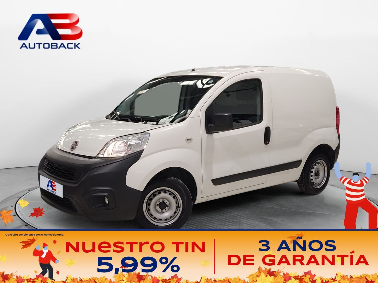 FIAT Fiorino (Cargo Base N1 1.3 MJet 59 kW (80 CV) 4 Puertas) en Madrid