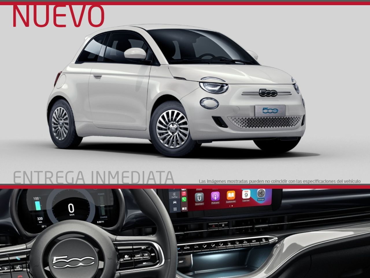 FIAT 500 (Monotrim Hb 320km 85kW (118CV)) en Barcelona