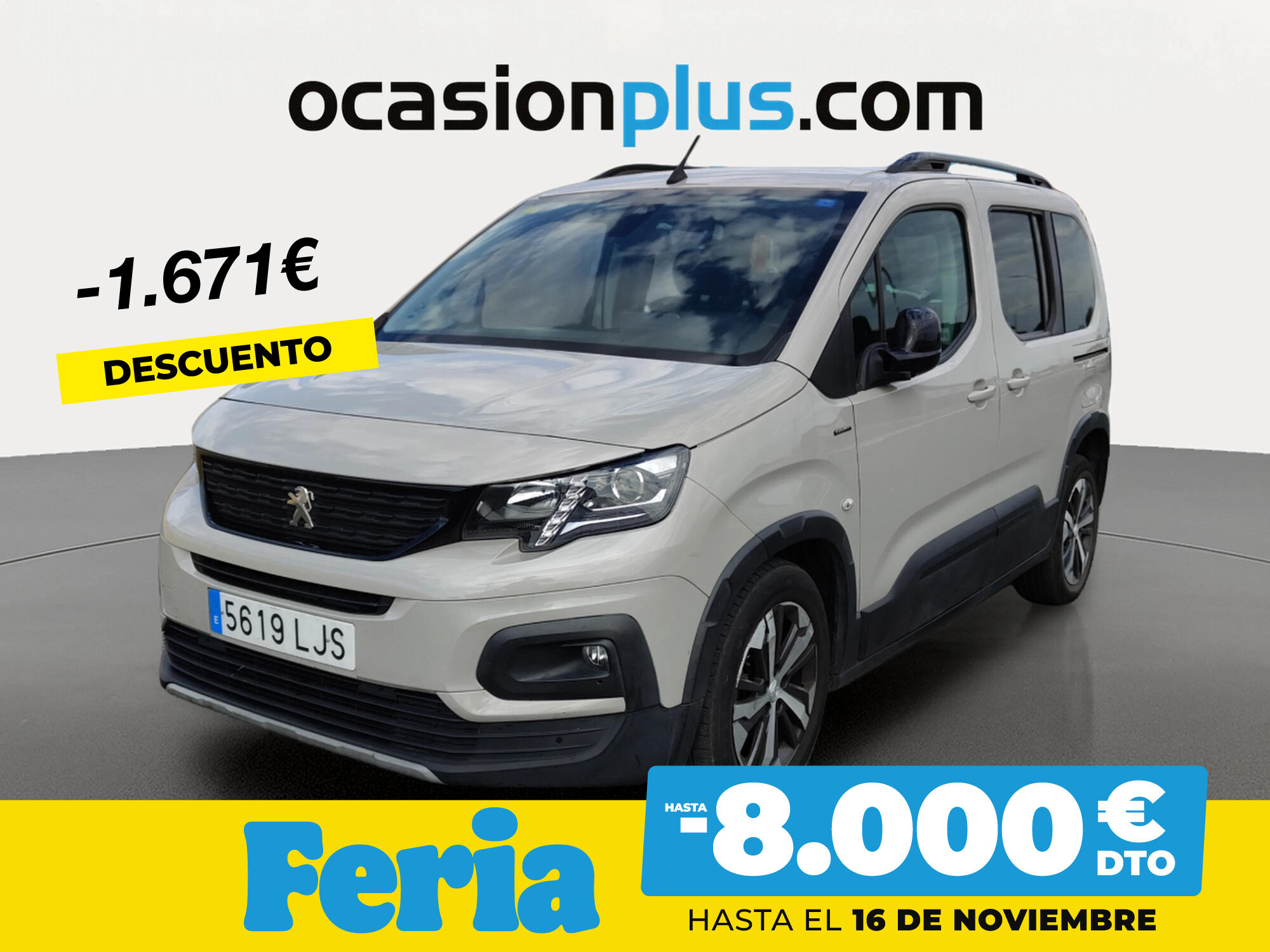 PEUGEOT Rifter (BlueHDi 130 GT Line Standard 96 kW (130 CV)) en Madrid