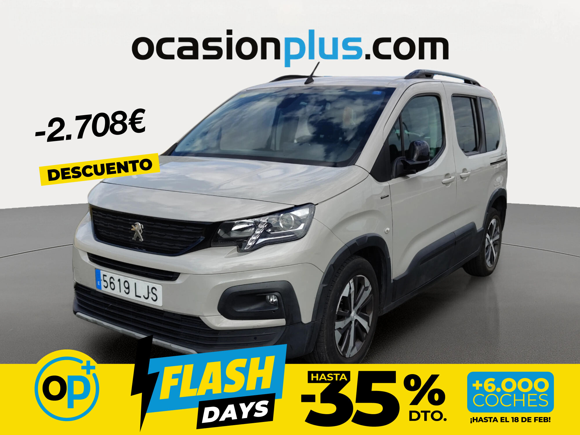 Foto del PEUGEOT Rifter 1.5BlueHDi S&S Standard GT Line 130