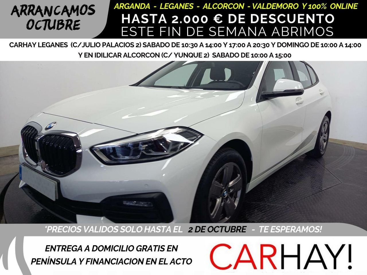 BMW Serie 1 (BERLINA 116D 1.5 115CV MT6 E6D) en Madrid