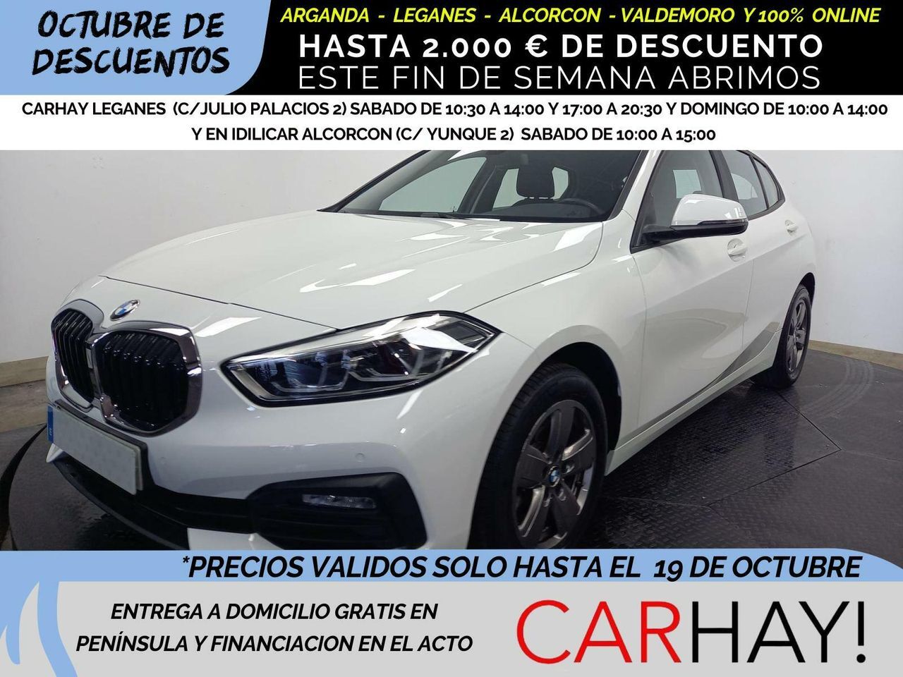 BMW Serie 1 (BERLINA 116D 1.5 115CV MT6 E6D) en Madrid