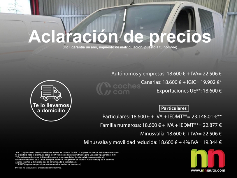 Foto del CITROEN Jumpy Combi BlueHDI Talla XL Confort 140 S&S