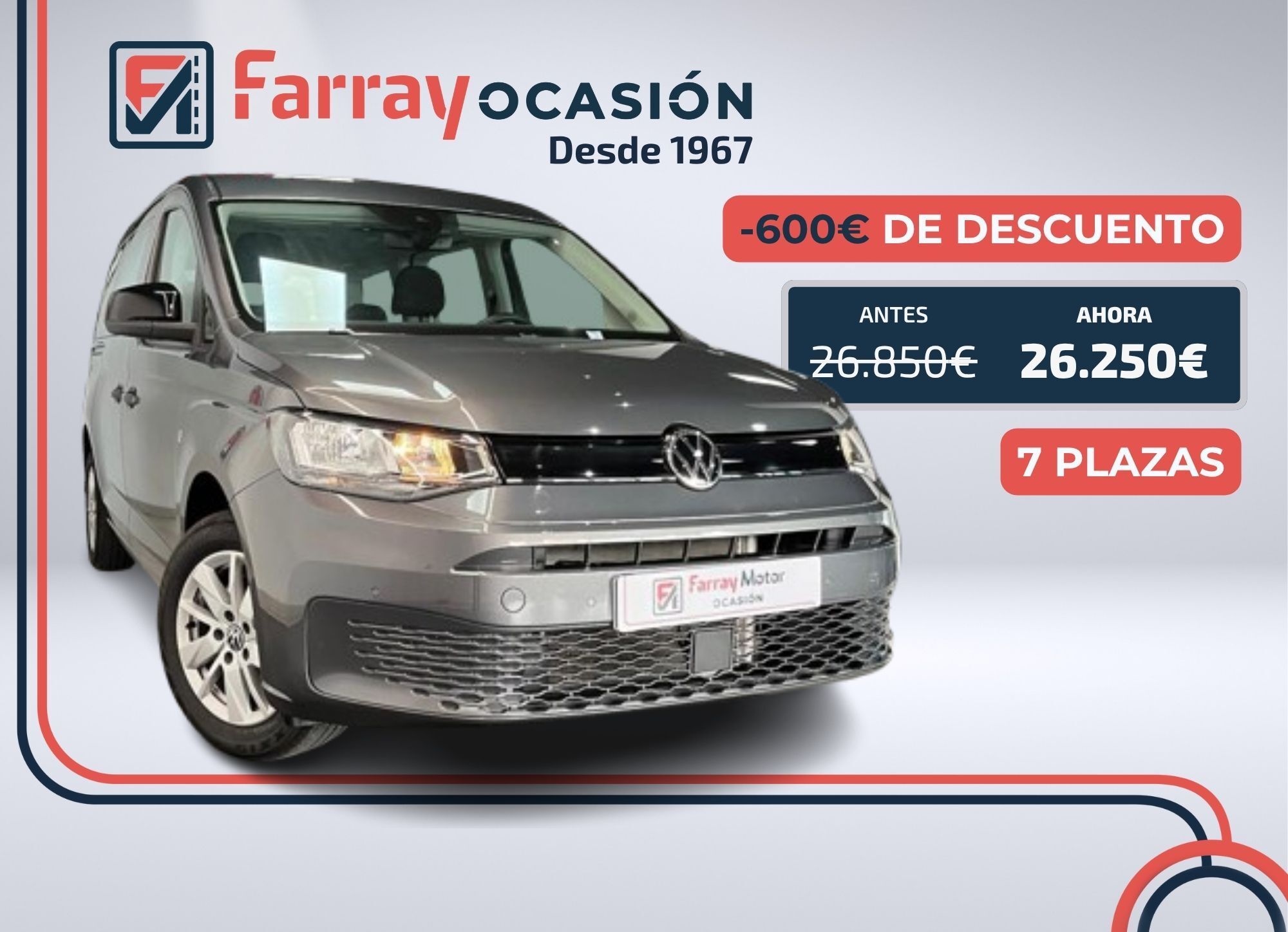 VOLKSWAGEN Caddy (Maxi 2.0TDI Origin 102) en Tenerife