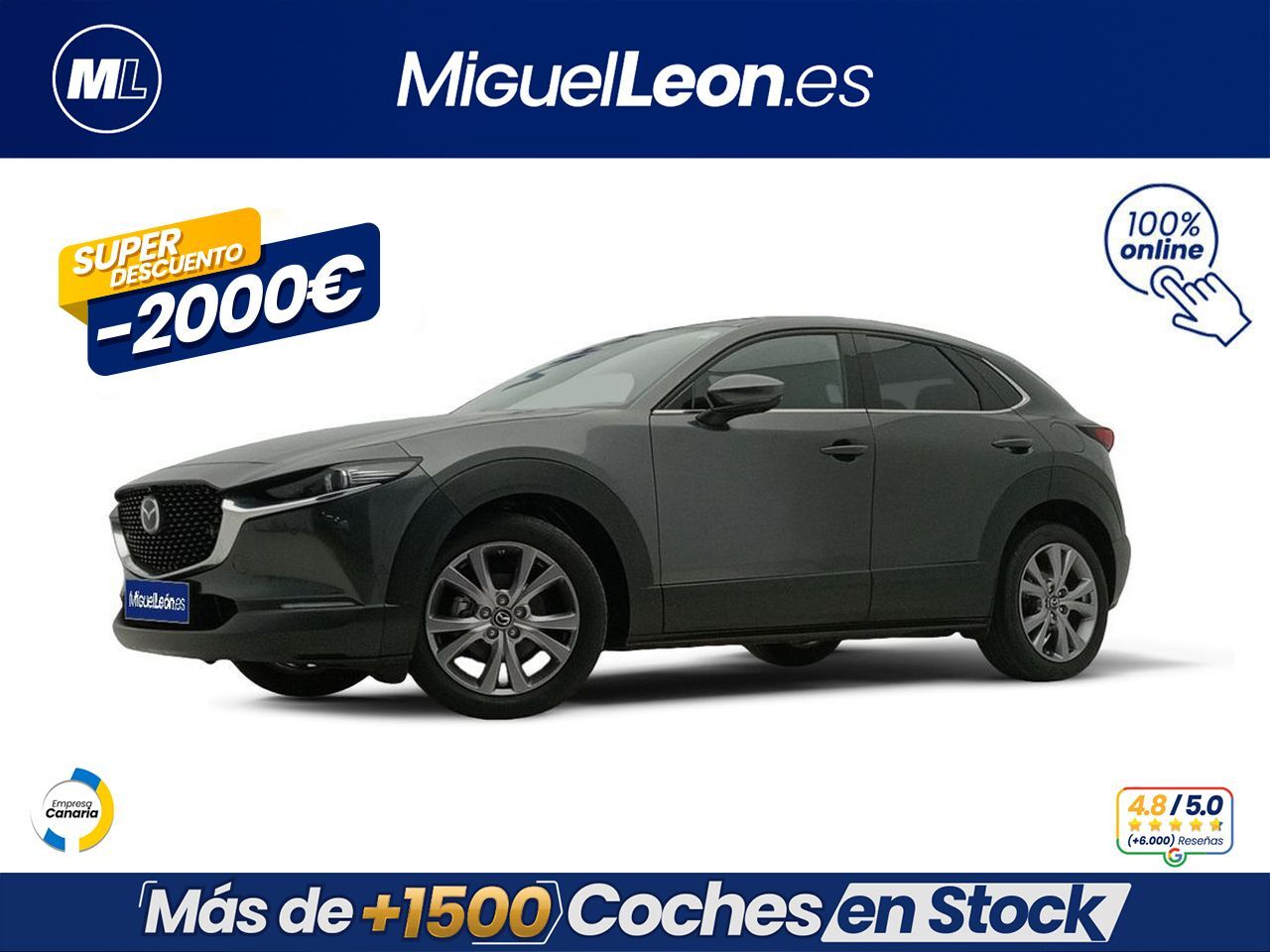 MAZDA CX-30 (e-SKYACTIV-G 2.0 90 kW 2WD Zenith) en Palmas, Las
