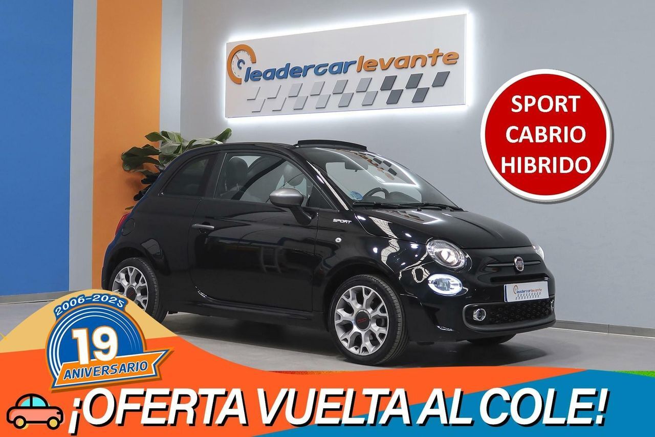 FIAT 500 (CABRIO SPORT 1.0 HYBRID 70CV) en Valencia