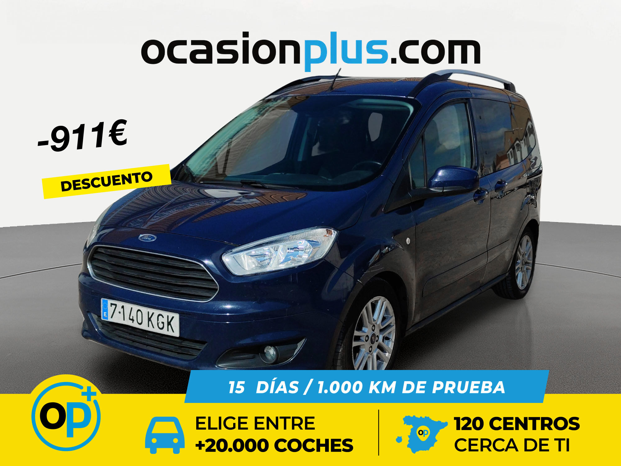 FORD Tourneo Courier (1.5 TDCi Titanium 70 kW (95 CV)) en Madrid