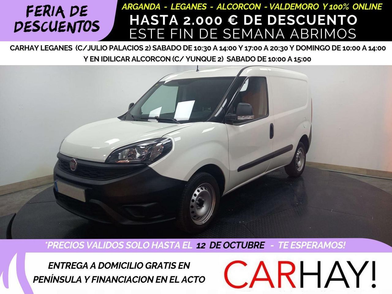FIAT Dobló (BASE 1.3 MULTIJET 70KW (95CV)) en Madrid