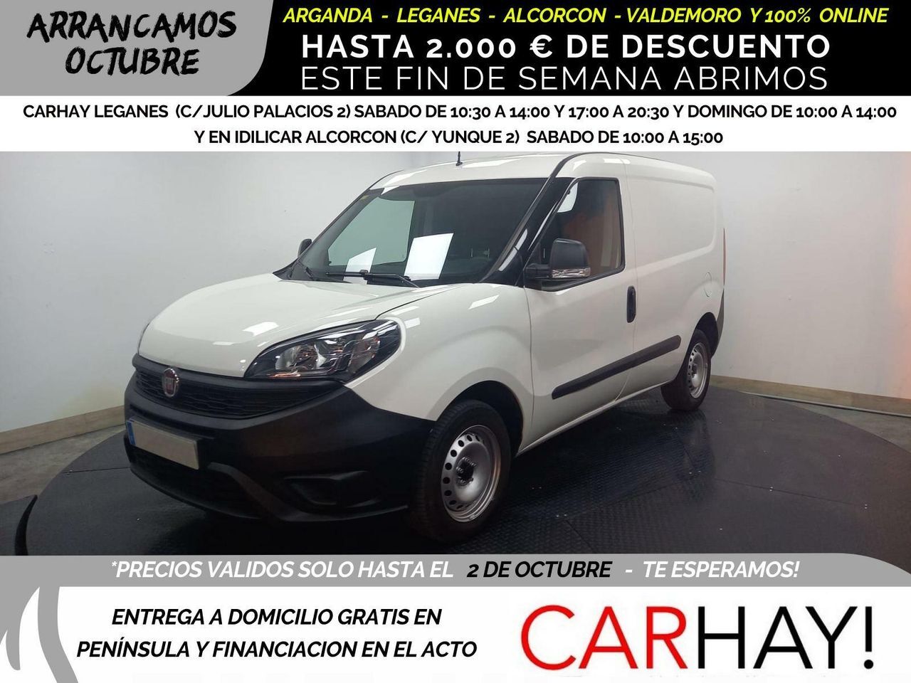 FIAT Dobló (BASE 1.3 MULTIJET 70KW (95CV)) en Madrid