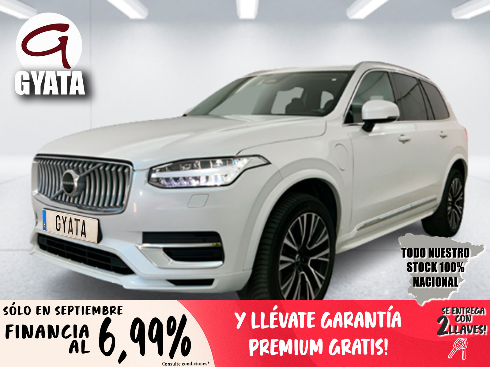 VOLVO XC90 (T8 Plus Bright Recharge AWD Auto 335 kW (455 CV)) en Madrid