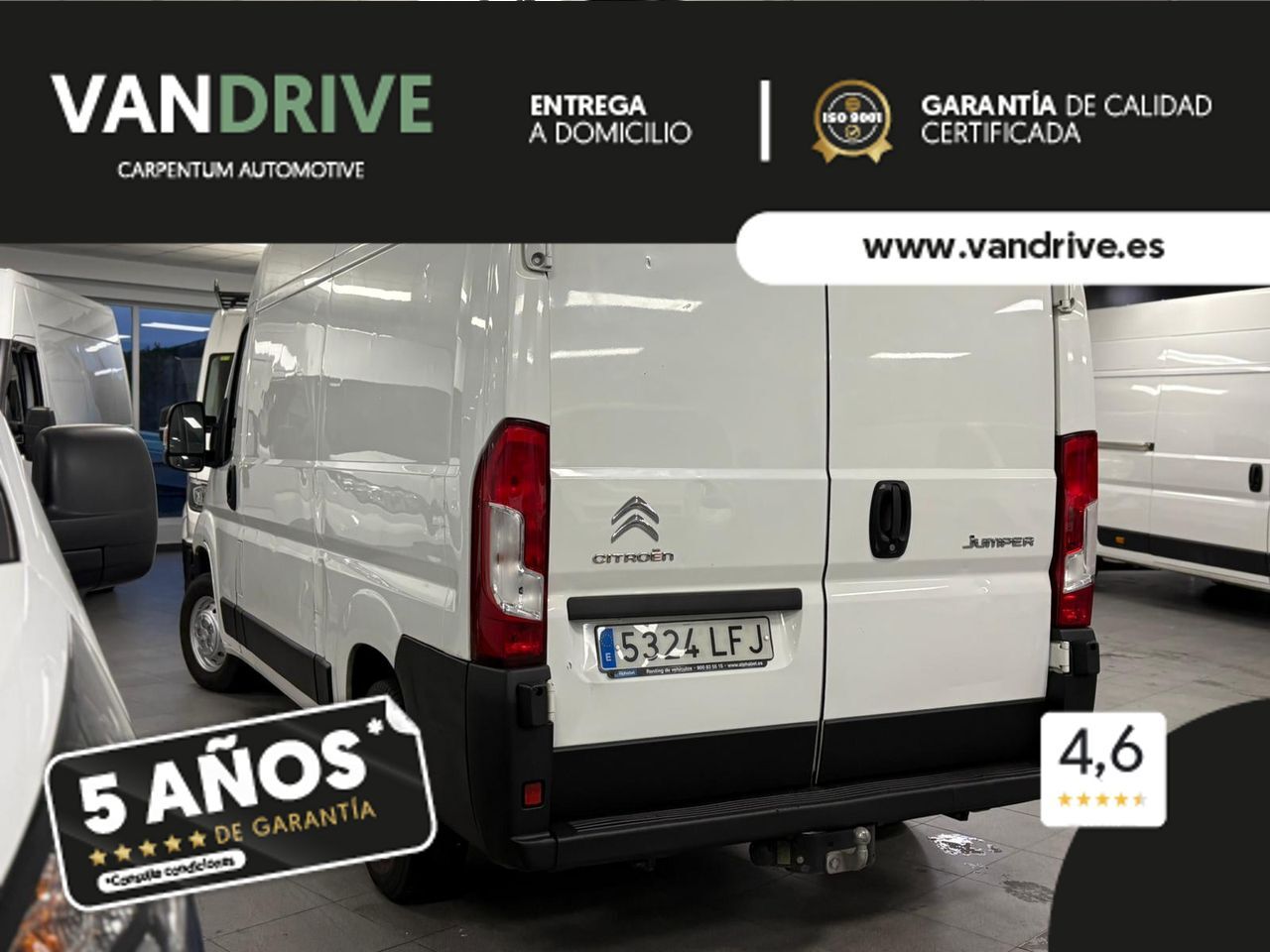 Foto del CITROEN Jumper Fg. 2.0BlueHDi 35 L4H2 Heavy 130