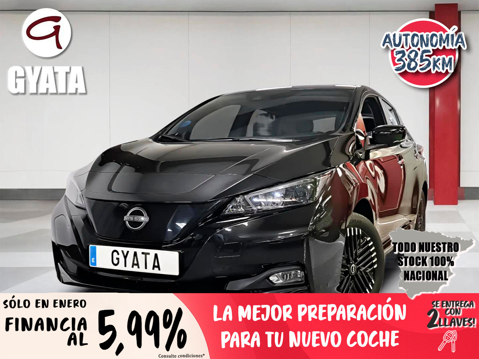 NISSAN Leaf (62kWh e+ Acenta 160 kW (217 CV)) en Madrid