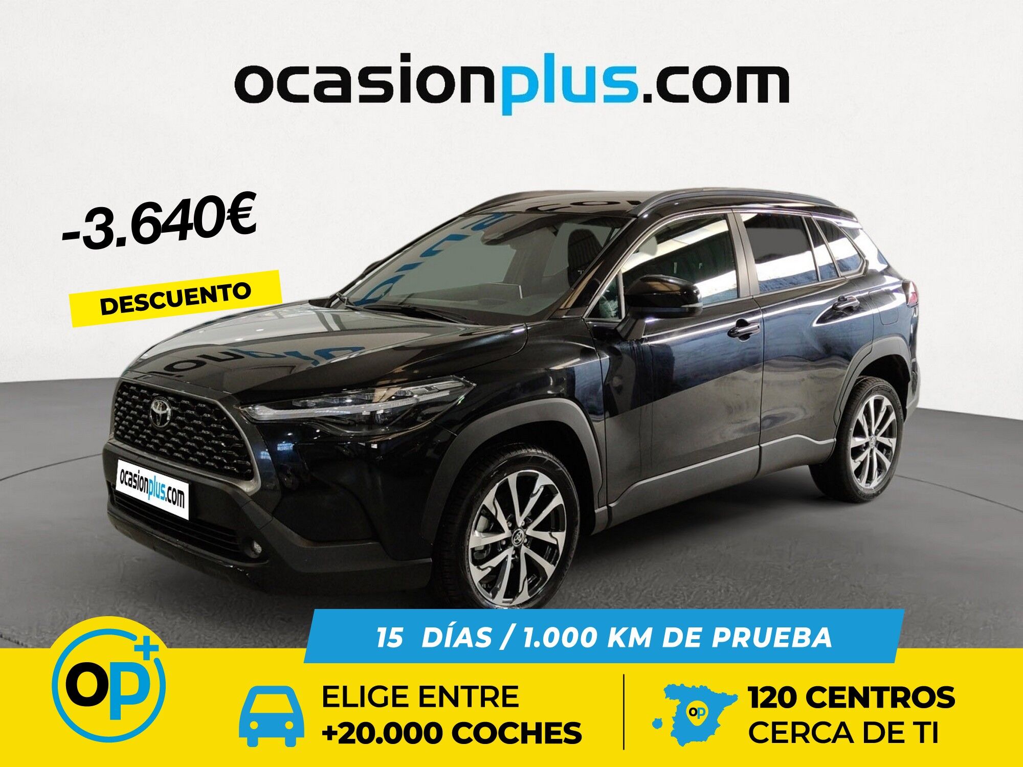 TOYOTA Corolla Cross (1.8 Híbrido Style Auto 103 kW (140 CV)) en Madrid