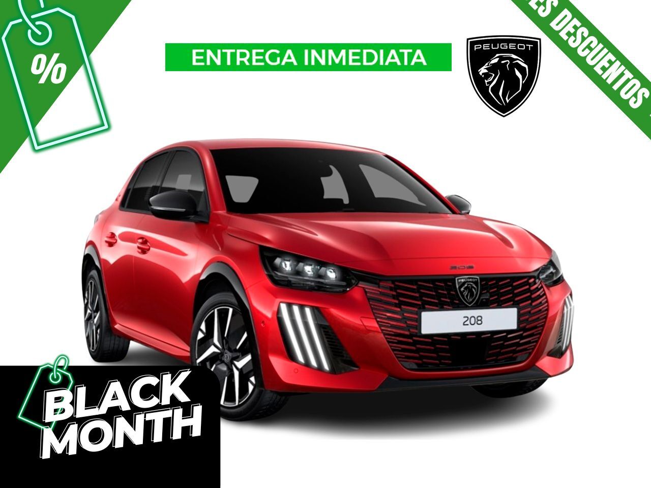 PEUGEOT 208 (GT Exclusive HYBRID 110 eDCS6) en Barcelona