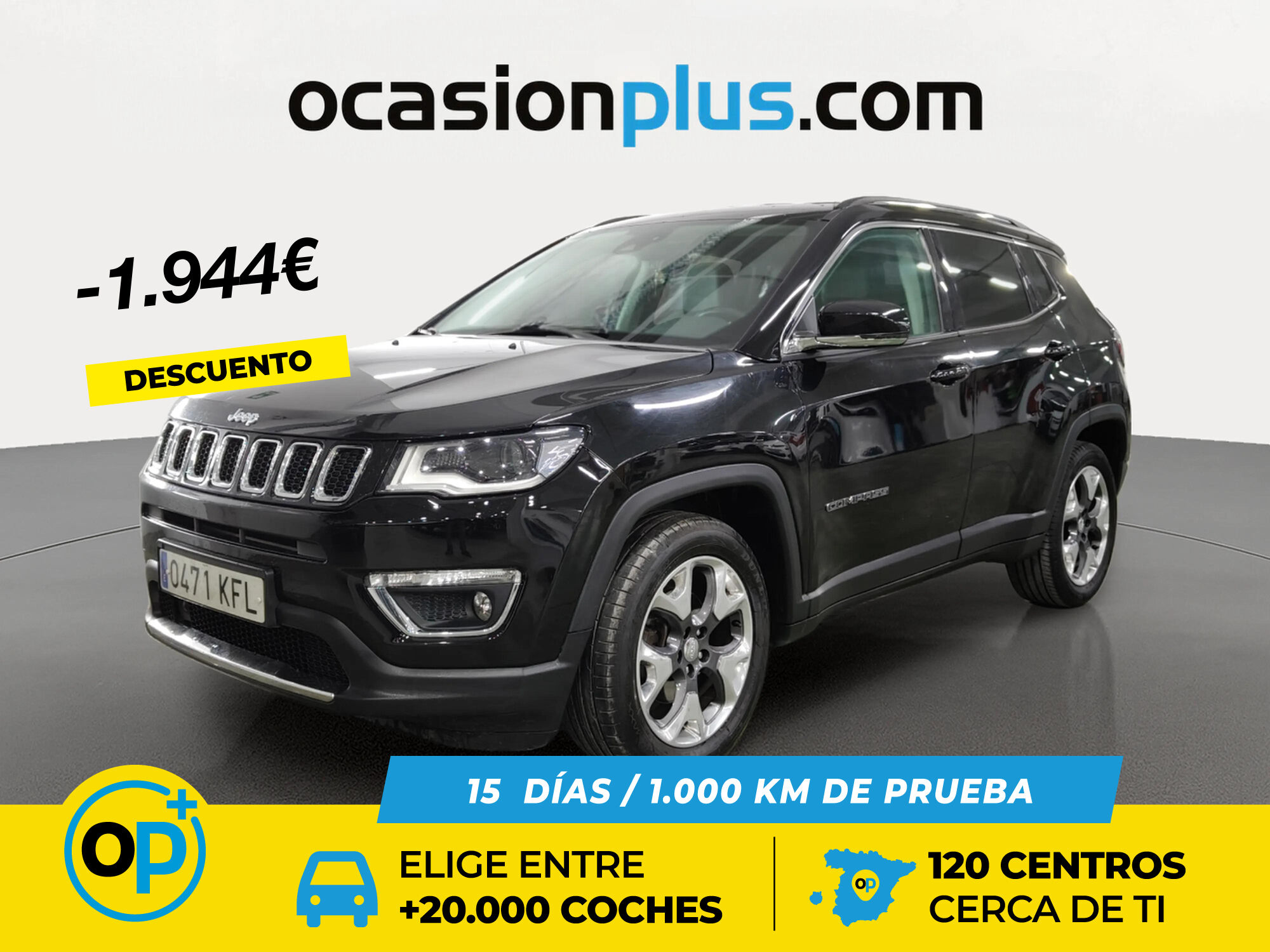 JEEP Compass (1.6 Multijet Limited 4x2 88 kW (120 CV)) en Madrid